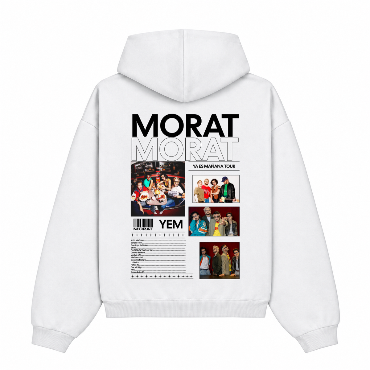 Sudadera Morat Blanca | Collage
