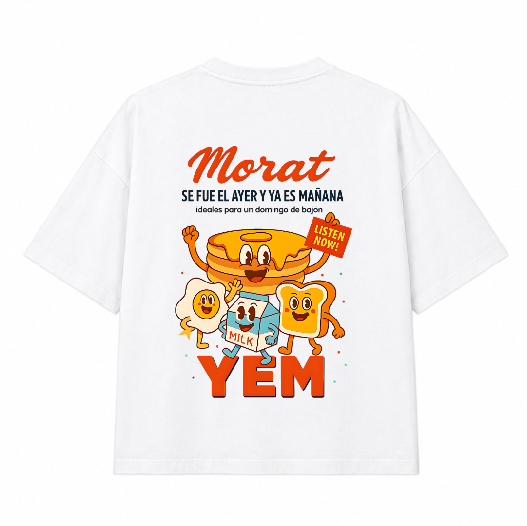 2x1 Camisetas Morat Blancas | YEM