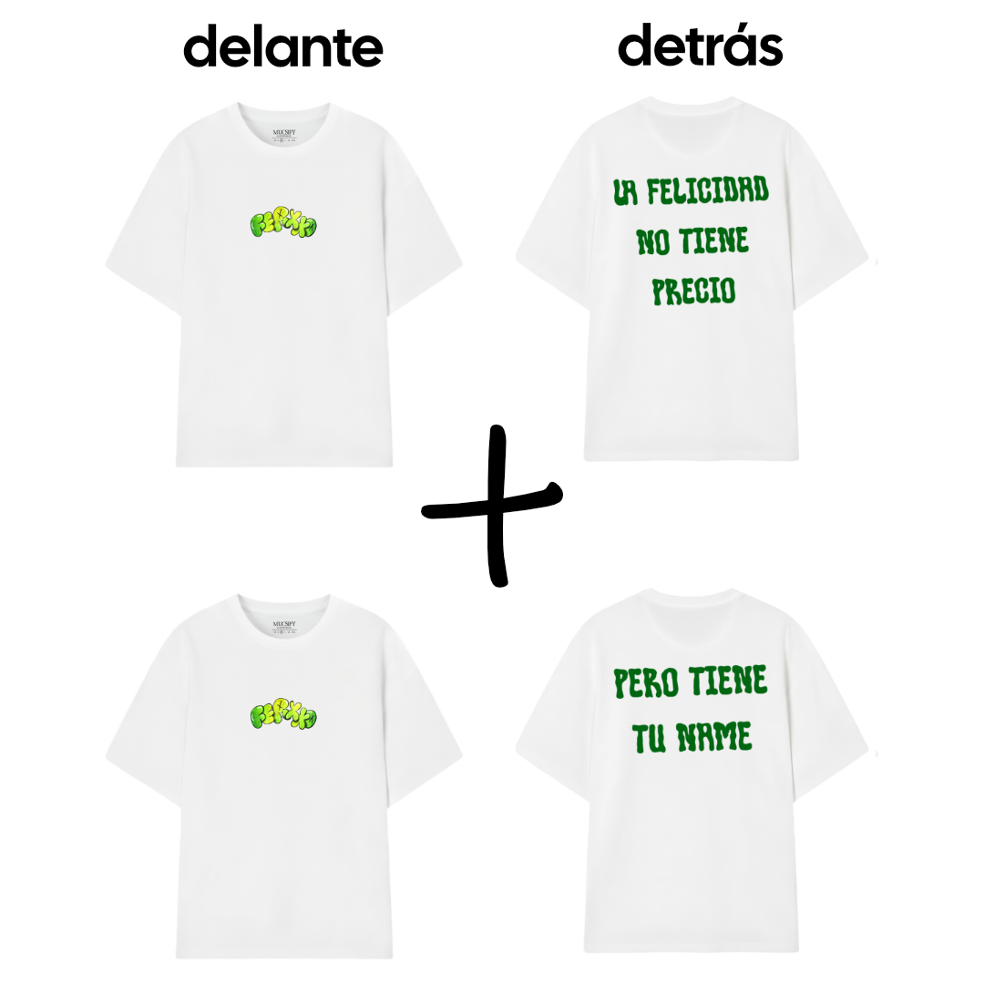 2x1 Camisetas Feid Blanca