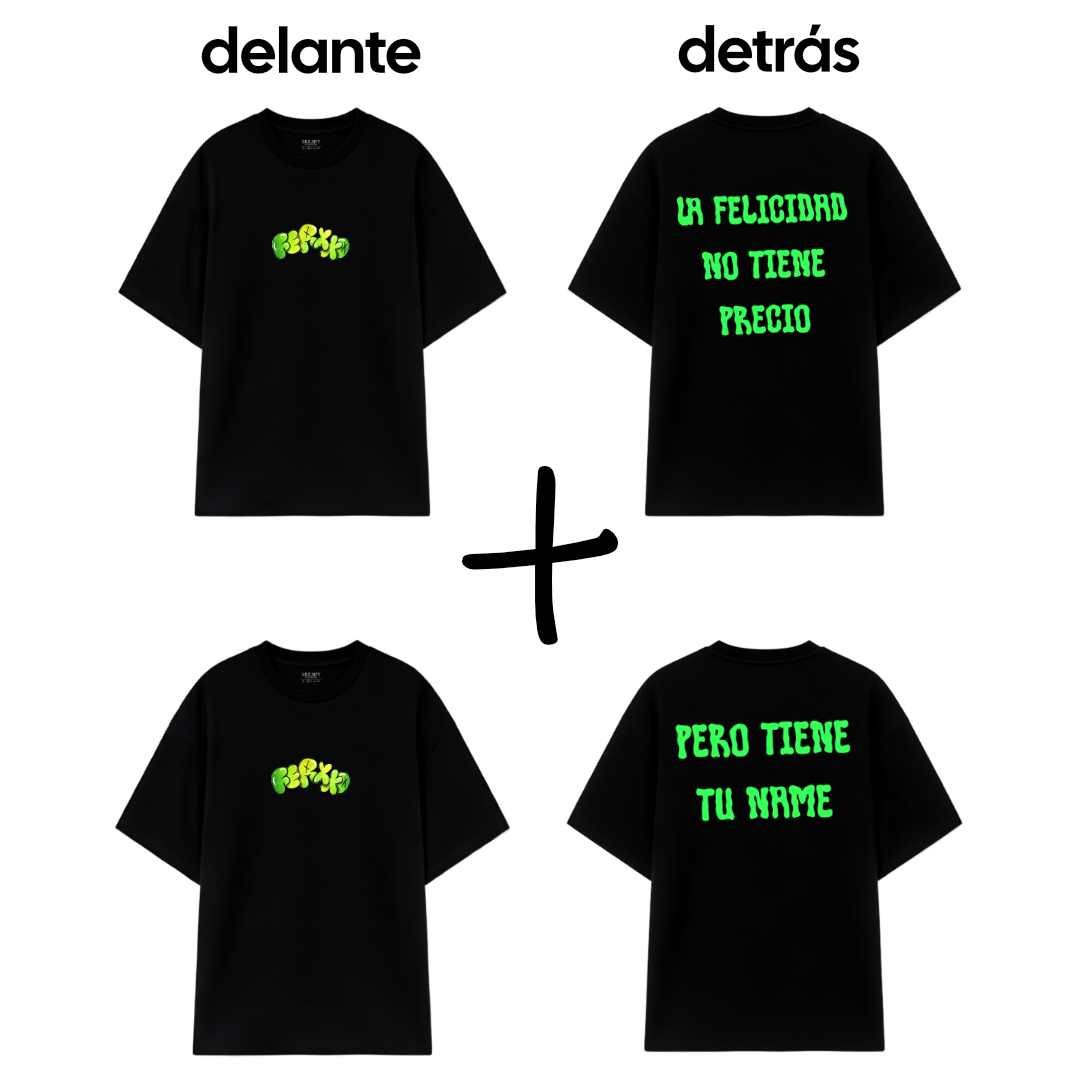 2x1 Camisetas Feid Negra