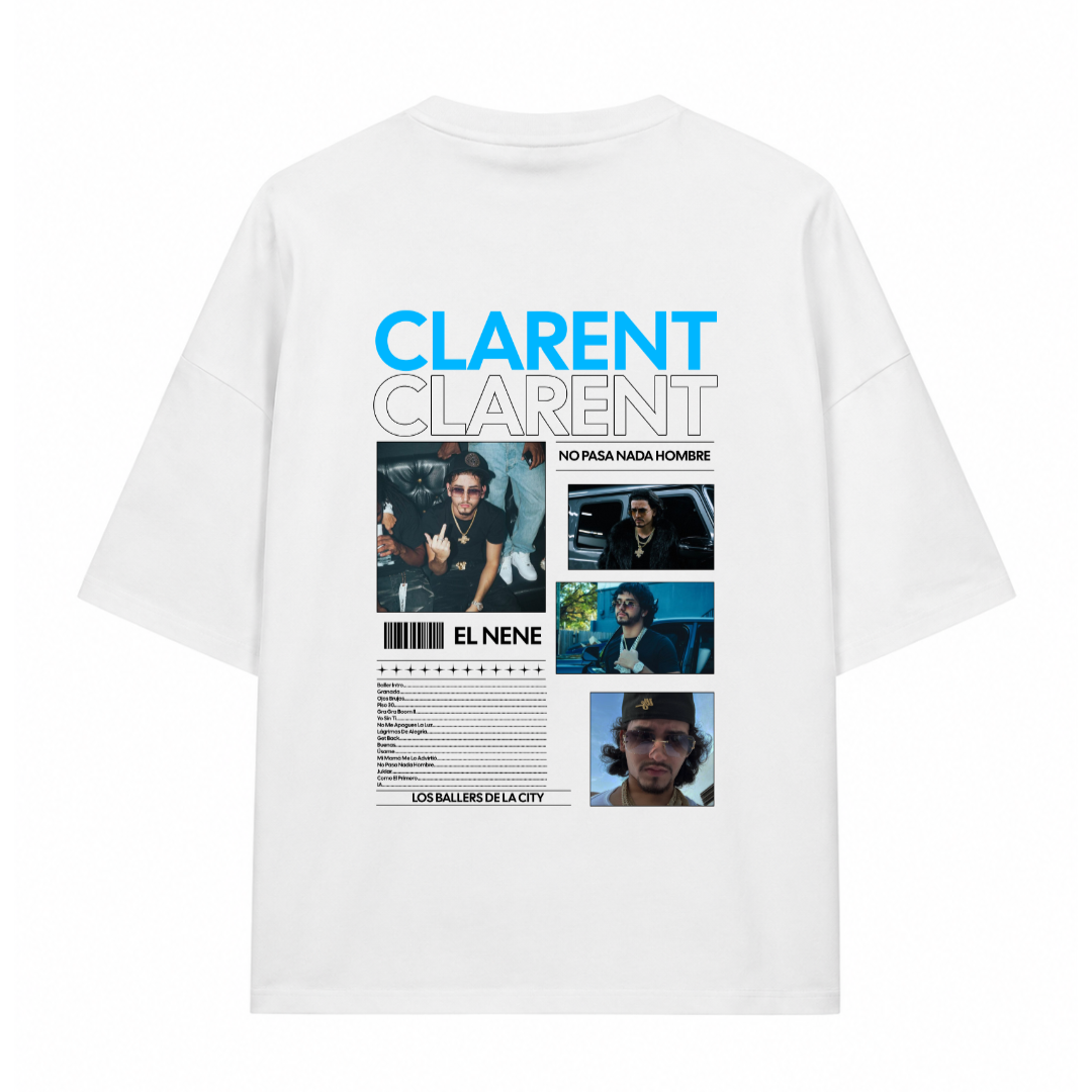 Camiseta Clarent Blanca | Collage