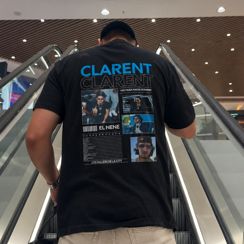 Camiseta Clarent Negra | Collage