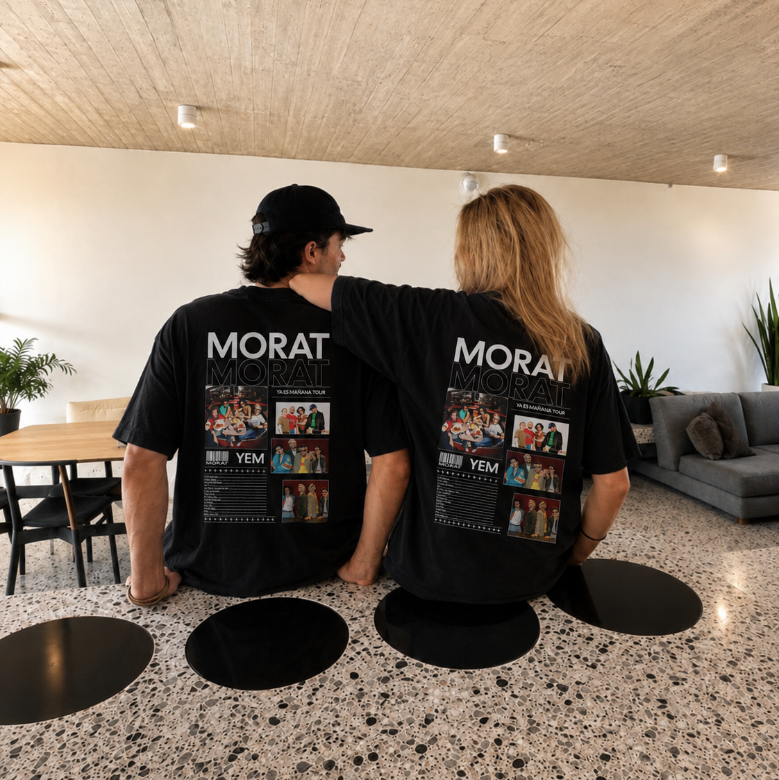 2x1 Camisetas Morat Negras | Collage