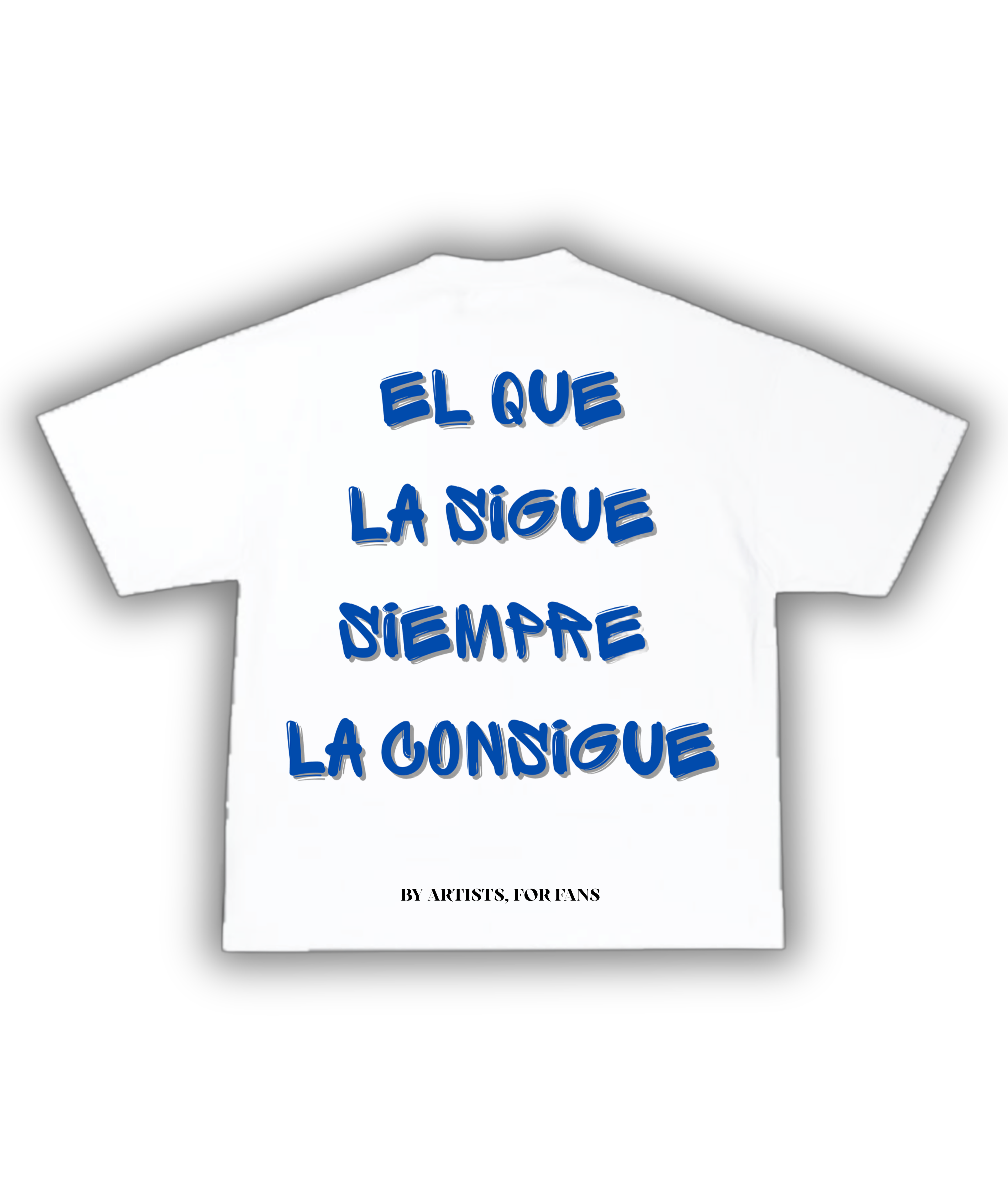 Camiseta Negra Morad "El que la sigue siempre la consigue"