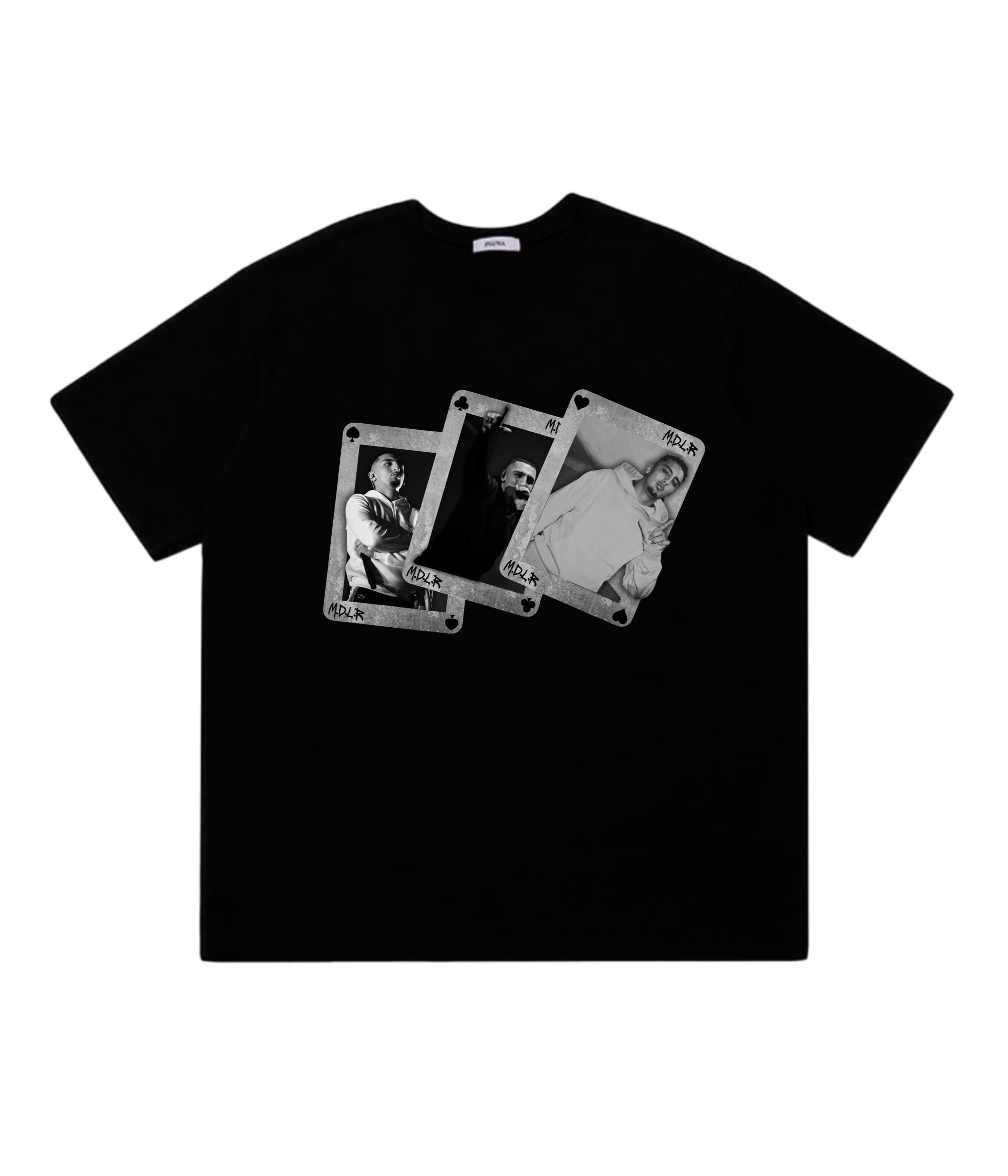 Camiseta Negra Morad "El que la sigue siempre la consigue"