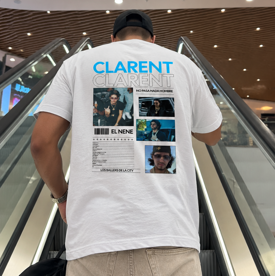 Camiseta Clarent Blanca | Collage