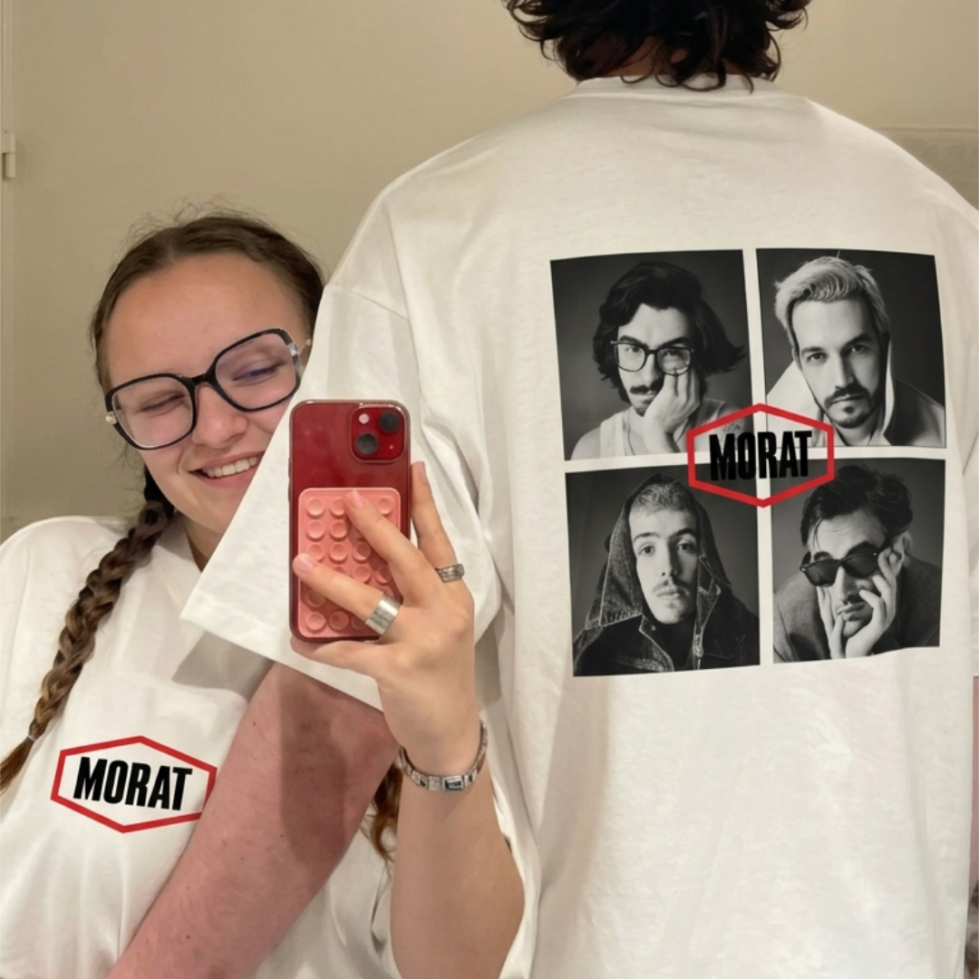 2x1 Camisetas Morat Blancas | Iconic