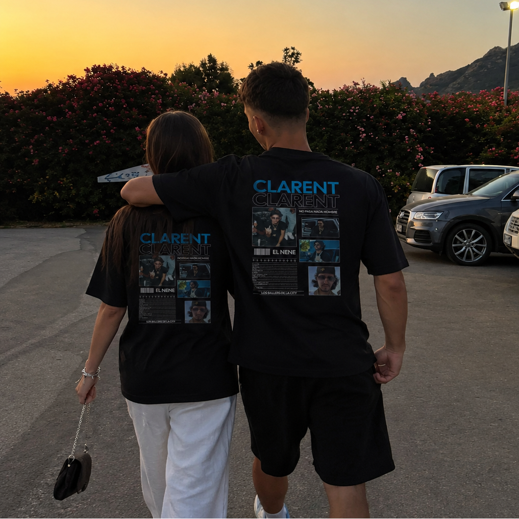 2x1 Camisetas Clarent Negras | Collage