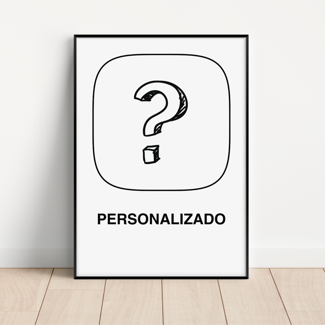 PERSONALIZA TU POSTER