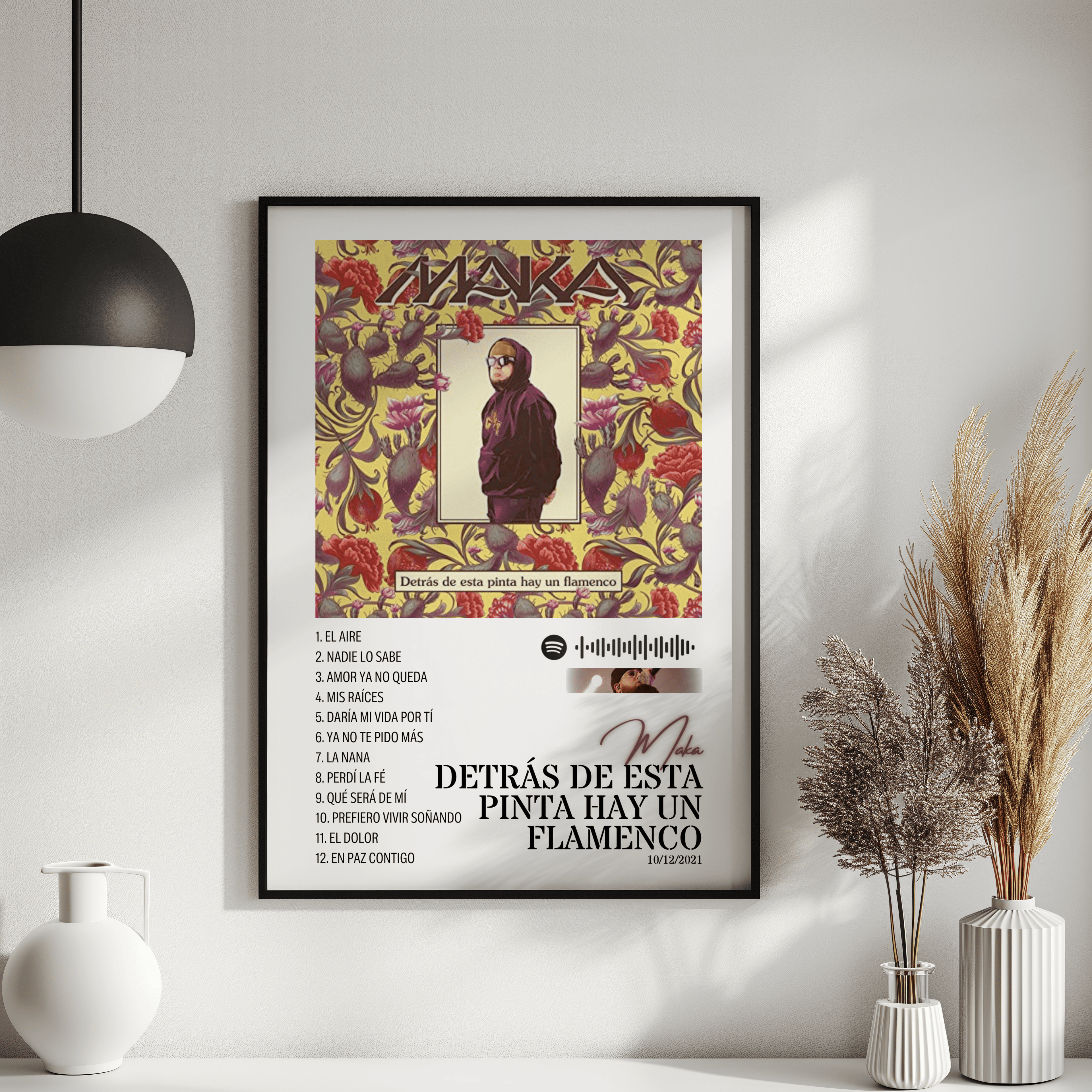 Detrás de esta pinta hay un flamenco